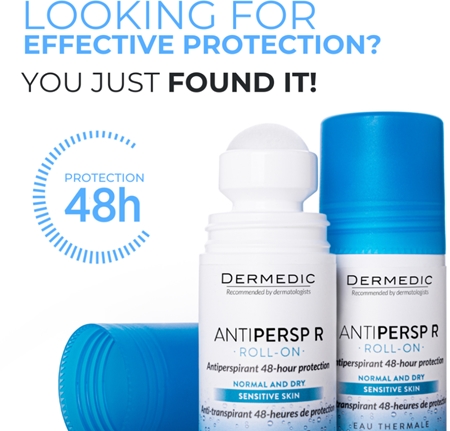 Dermedic Antipersp R antyperspirant roll-on do skóry normalnej i suchej