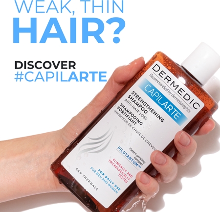 Dermedic Capilarte strengthening shampoo for hair loss