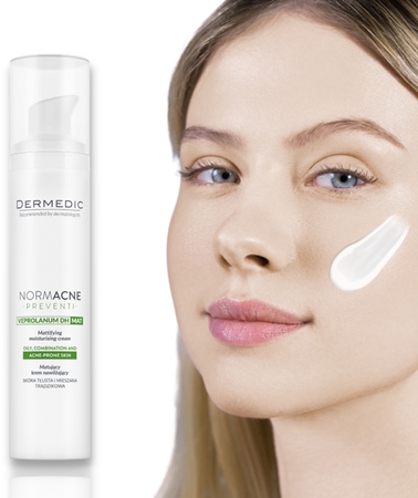 Dermedic Normacne Preventi zmatňující hydratační péče pro mastnou a smíšenou pleť