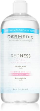 Dermedic Redness Calm água micelar para a pele sensível com tendência a aparecer com vermelhidão