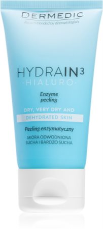Dermedic Hydrain3 Hialuro peeling enzimático para pele seca desidratada