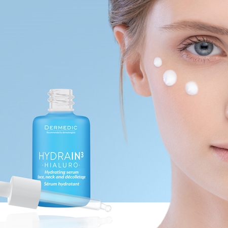 Dermedic Hydrain3 Hialuro hydratační pleťové sérum pro suchou až velmi suchou pleť