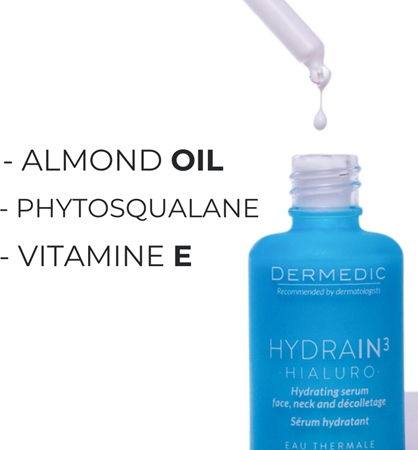 Dermedic Hydrain3 Hialuro hydratační pleťové sérum pro suchou až velmi suchou pleť