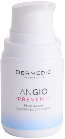 Dermedic Angio Preventi crema notte viso per ridurre gli arrossamenti per pelli sensibili e arrossate