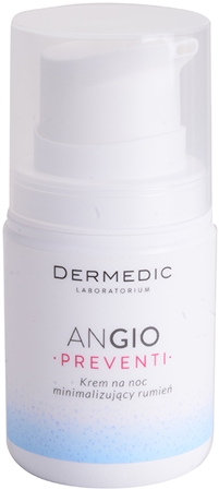 Dermedic Angio Preventi crema notte viso per ridurre gli arrossamenti per pelli sensibili e arrossate