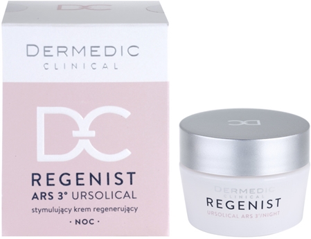 Dermedic Regenist ARS 3° Ursolical creme de noite estimulante e regenerador