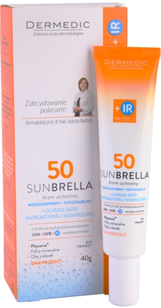 Dermedic Sunbrella Mineral Protection Cream for Very Sensitive Skin SPF 50