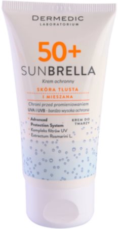 Dermedic Sunbrella creme protetor para pele mista e oleosa SPF 50+