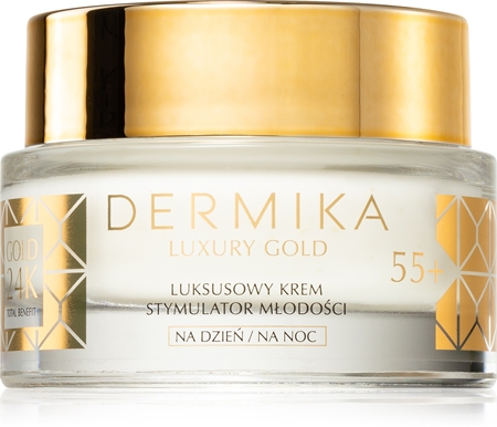 Dermika Luxury Gold omladzujúci krém 55+