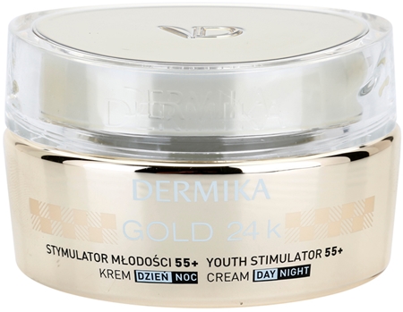 Dermika Gold 24k Total Benefit Lyxig föryngrande kräm 55+