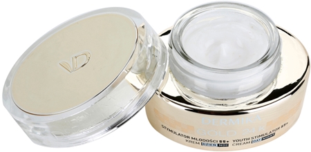 Dermika Gold 24k Total Benefit Lyxig föryngrande kräm 55+