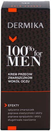 Dermika 100% for Men protivráskový oční krém