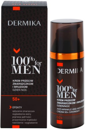 Dermika 100% for Men krém proti hlubokým vráskám 50+
