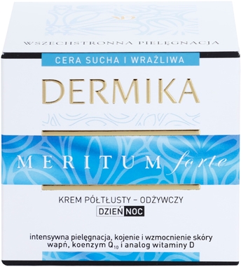 Dermika Meritum Forte výživný krém pre suchú až citlivú pleť