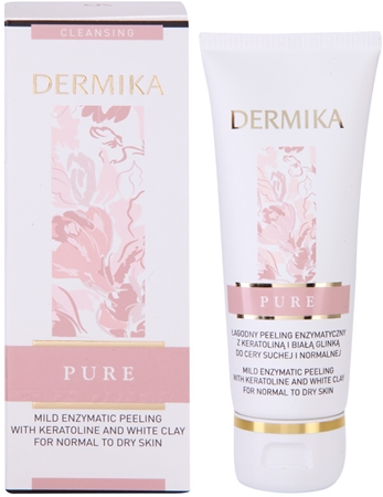 Dermika Pure delikatny peeling enzymatyczny do skóry normalnej i suchej