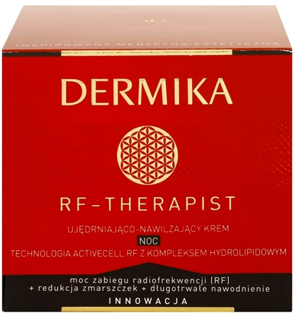 Dermika RF - Therapist ujędrniający krem na noc o dzłałaniu nawilżającym