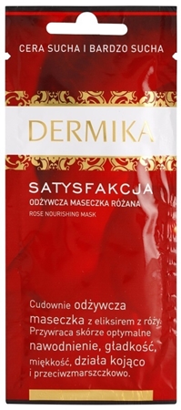 Dermika Satisfaction maschera nutriente per pelli secche e molto secche