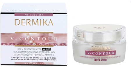 Dermika V-Contour revitalisierende Nachtcreme mit Antifalten-Effekt