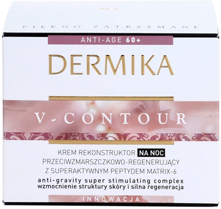 Dermika V-Contour revitalisierende Nachtcreme mit Antifalten-Effekt