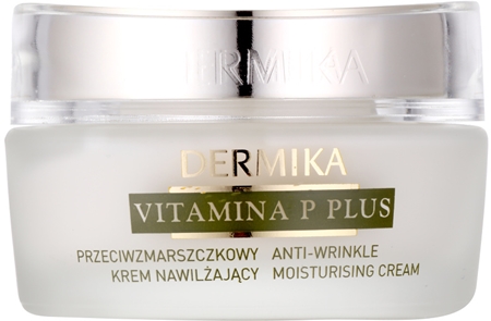 Dermika Vitamina P Plus хидратиращ крем против бръчки за чувствителна кожа със склонност към почервеняване