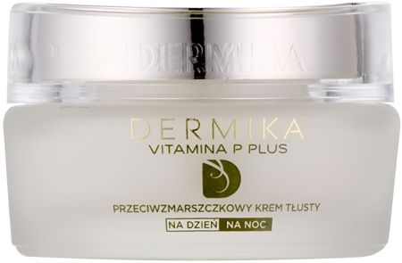 Dermika Vitamina P Plus Voedende Anti-Rimpel Crème voor Gevoelige Huid met Neiging tot Roodheid