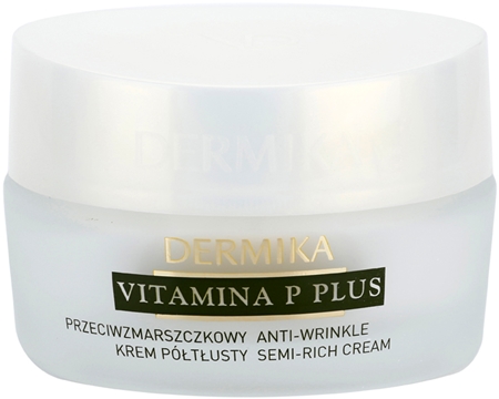 Dermika Vitamina P Plus krema protiv bora za osjetljivo lice sklono crvenilu