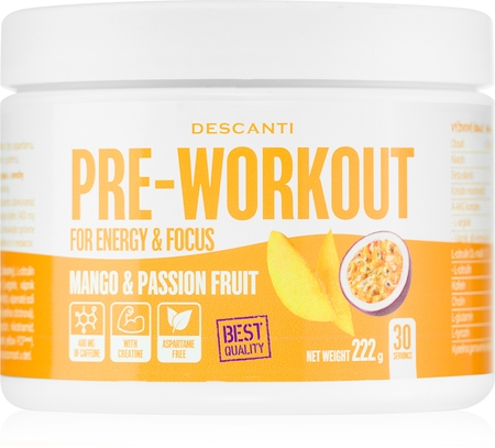 Descanti Pre Workout Präparat zur Förderung von Sportleistungen