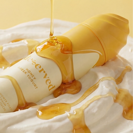 DESERVED Whipped Shower Foam Honey Greek Yogurt mousse de douche corps