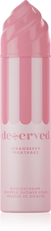 DESERVED Whipped Shower Foam Strawberry Milkshake mousse de douche corps