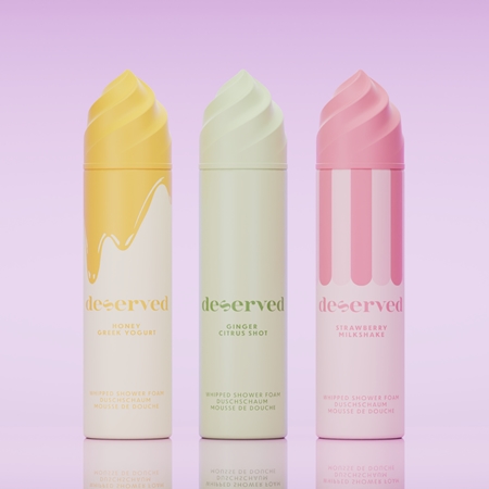 DESERVED Whipped Shower Foam Ginger Citrus Shot mousse de douche corps