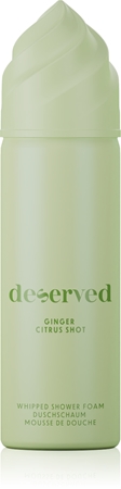 DESERVED Whipped Shower Foam Ginger Citrus Shot Duschschaum für den Körper