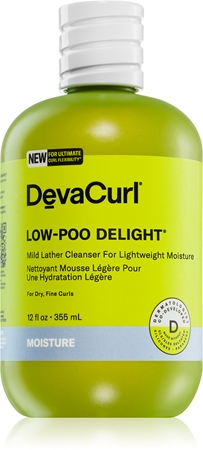 DevaCurl Low-Poo Delight® καθαριστικό σαμπουάν για λεπτά μαλλιά