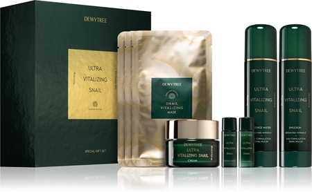 Dewytree Ultra Vitalizing Snail poklon set (protiv starenja i za zatezanje kože lica)