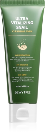 Dewytree Ultra Vitalizing Snail čisticí pěna se šnečím extraktem