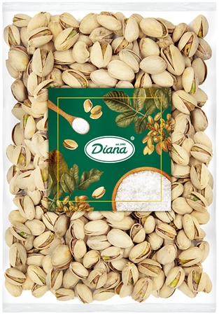 Diana Company Pistácie pražené, solené ořechy solené