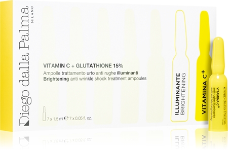 Diego dalla Palma Vitamin C + Glutathione 15% ampola contra rugas e manchas escuras