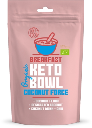 Diet-Food Breakfast Keto Bowl BIO Instant-Brei ohne Zuckerzusatz