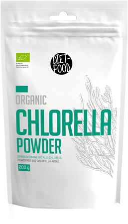 Diet-Food Chlorella BIO proszek o działaniu przeciwutleniającym