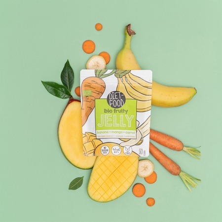 Diet-Food Fruity Jelly BIO Fruchtgelee ohne Zuckerzusatz