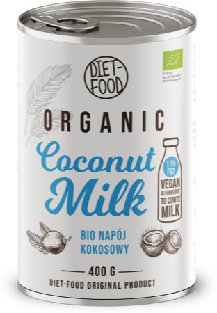 Diet-Food Mleczko kokosowe 17% BIO mleko kokosowe w jakości BIO