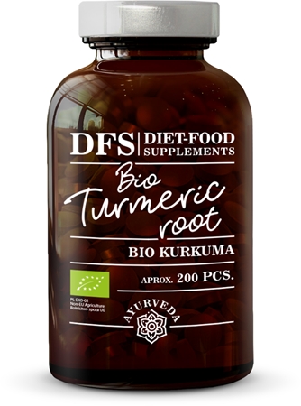 Diet-Food Supplements Kurkuma BIO wzmocnienie odporności