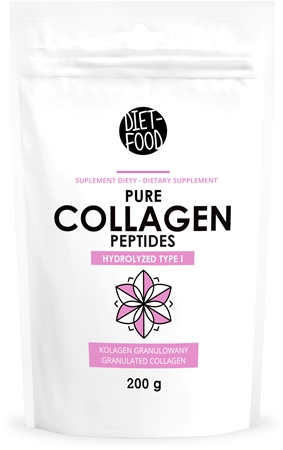 Diet-Food Collagen Pure Peptides hydrolysiertes Kollagen für schöne Haare, Haut und Nägel