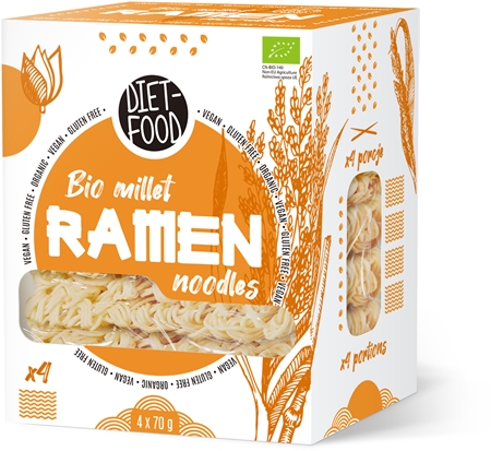 Diet-Food Ramen makaron jaglany BIO makaron Bezglutenowy