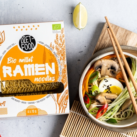 Diet-Food Ramen makaron jaglany BIO makaron Bezglutenowy