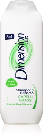 Dimension by Lux 2in1 šampon in balzam 2 v1 za mastne lase