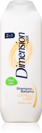 Dimension by Lux 2in1 shampoing et après-shampoing 2 en 1 pour lisser les cheveux