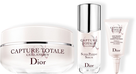 DIOR Capture Totale kit voyage coffret cadeau - le rituel de soin anti-âge global (effet anti-rides)