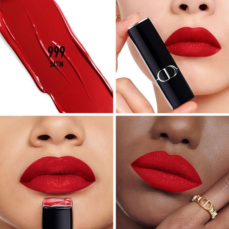 Dior rouge red top smile