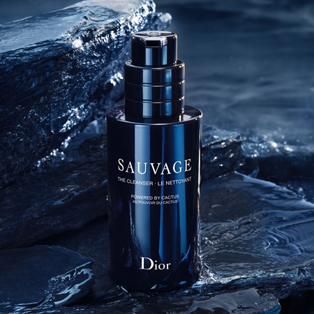 DIOR Sauvage The Cleanser nettoyant visage - charbon noir et cactus