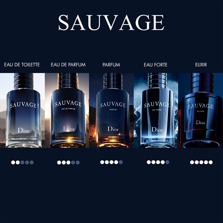 DIOR Sauvage Eau Forte perfumy bez alkoholu dla mężczyzn